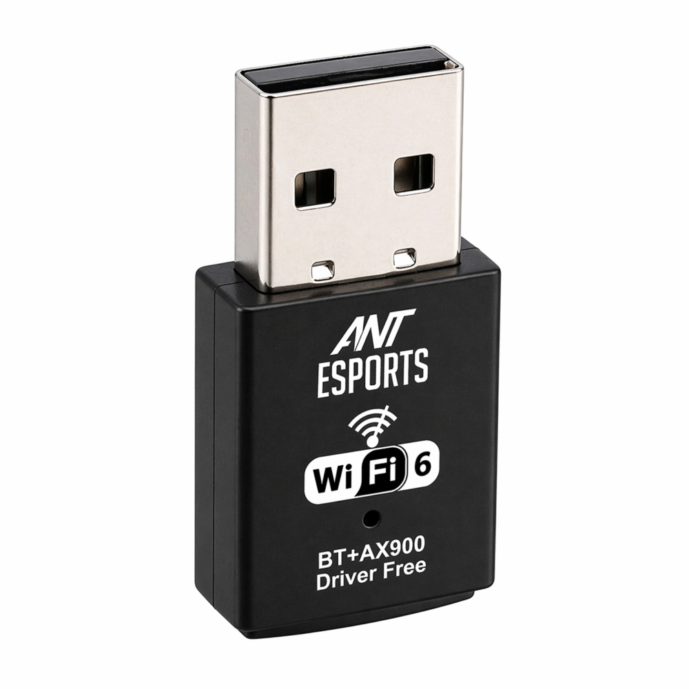 Ant Esports USB To Wi-Fi Adapter With Bluetooth 900 Mbps AE900X view 2